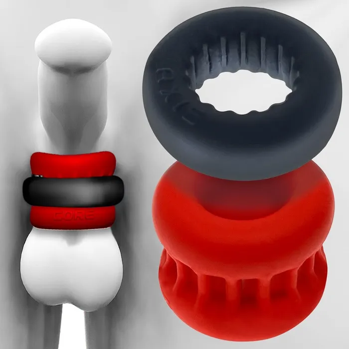 Vibrators OXBALLS Oxballs Ultracore Ball Stretcher Red