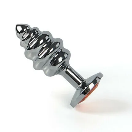 AcmeJoy Anal AcmeJoy Luxury Threads Diamond Base Butt Plug