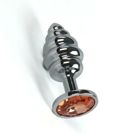AcmeJoy Anal AcmeJoy Luxury Threads Diamond Base Butt Plug