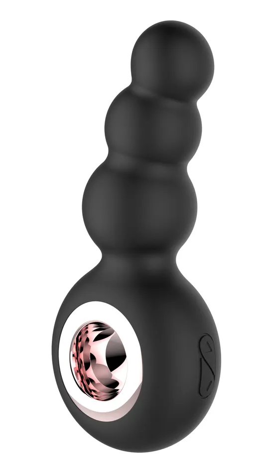 Anal Sale Specials Gender Fluid Quiver Anal Ring Bead Vibe Black