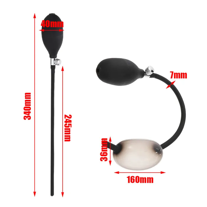 Inflatable Silicone Penis Plug Long Stretcher Urethral Sounds Dilators Male Urethral Catheter For Men Gay Adult Products LAZADASEXTOYS Male Sex Toys