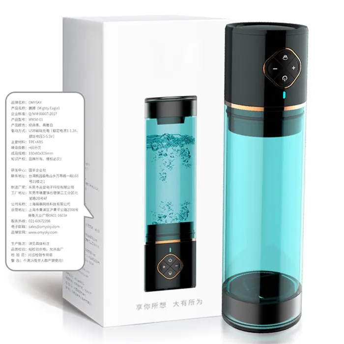 LAZADASEXTOYS Male Sex Toys Water Bath Penis Pump Penis Enlargement Pump Sex Toys For Men Vacuum Masturbator Automatic Rechargeable Penis Extender Trainer