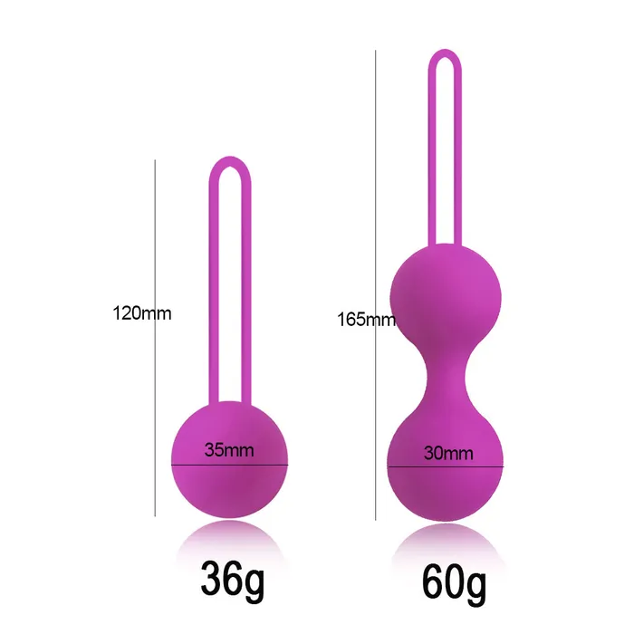 LAZADASEXTOYS Safe Silicone Smart Ball Ben Wa Ball Kegel Ball Sex Shop Vagina Tighten Exercise Machine Vaginal Geisha Ball Sex Toys for Women Male Sex Toys
