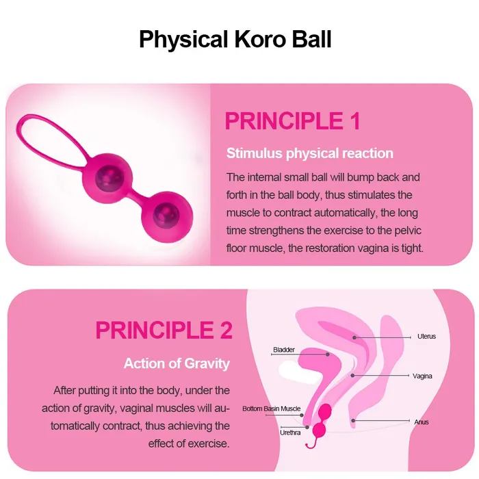 LAZADASEXTOYS Safe Silicone Smart Ball Ben Wa Ball Kegel Ball Sex Shop Vagina Tighten Exercise Machine Vaginal Geisha Ball Sex Toys for Women Male Sex Toys