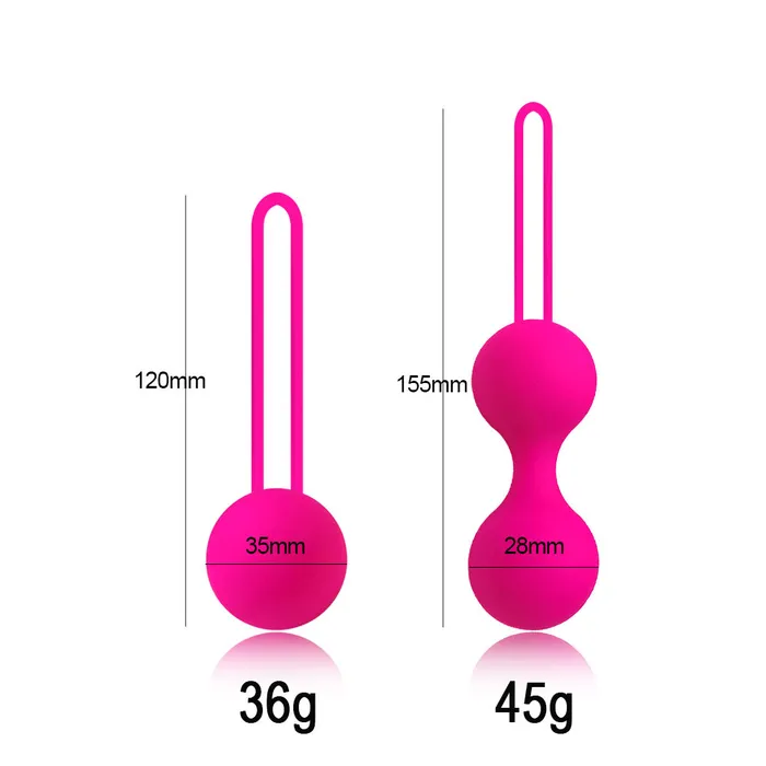 LAZADASEXTOYS Safe Silicone Smart Ball Ben Wa Ball Kegel Ball Sex Shop Vagina Tighten Exercise Machine Vaginal Geisha Ball Sex Toys for Women Male Sex Toys