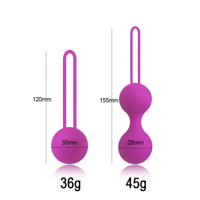 LAZADASEXTOYS Safe Silicone Smart Ball Ben Wa Ball Kegel Ball Sex Shop Vagina Tighten Exercise Machine Vaginal Geisha Ball Sex Toys for Women Male Sex Toys