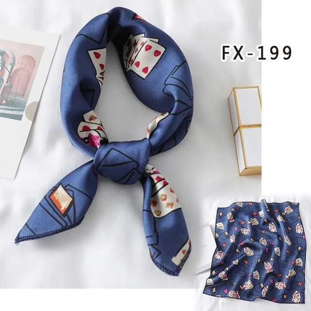 Lovegasm Vibrators Printed Satin Scarf Knotted Gag