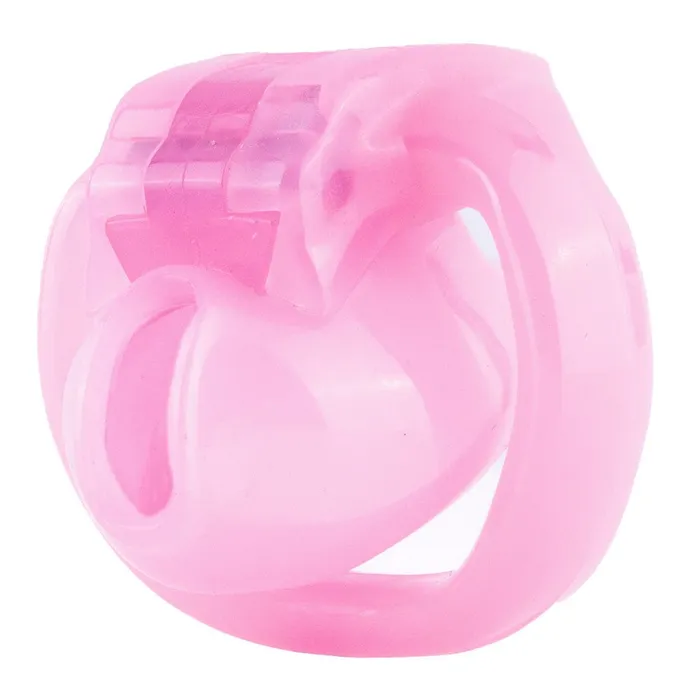 Sissy Pink Clit Flat Cage Silicone Resin Holy Trainer V4 Lovegasm Male Sex Toys Sissy Pink Clit Flat Cage Silicone Resin Holy Trainer V4 Lovegasm Male Sex Toys